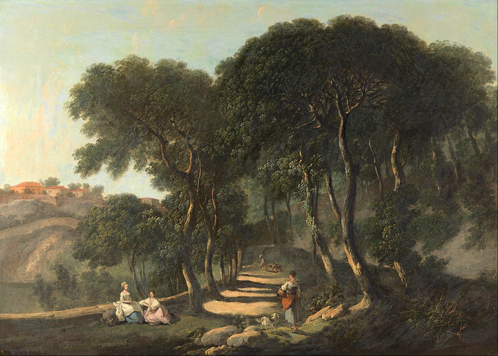 view near rome